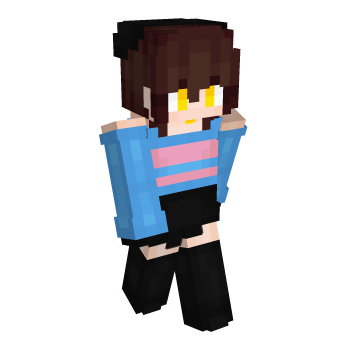 Skirt Undertale Minecraft Skin