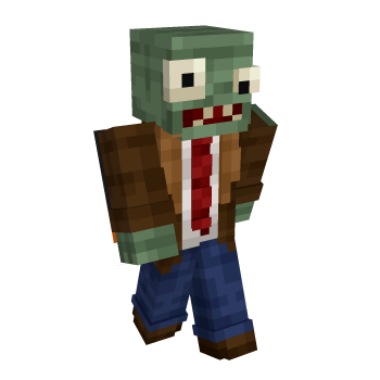 Zombie Brown Jacket Minecraft Skin
