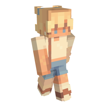 Octpeach Blonde Minecraft Skin