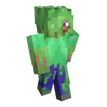 Steve Slime Minecraft Skin