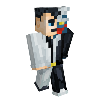 Superhero Two Face Minecraft Skin