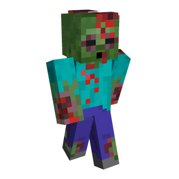 Zombie Rotten Minecraft Skin