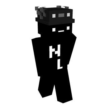 Black Axolotl Minecraft Skin