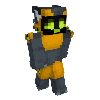 Furry Glowing Eyes Minecraft Skin