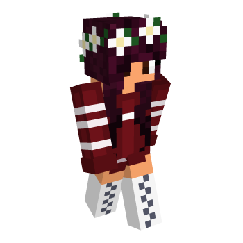 Maroon Autumn Minecraft Skin