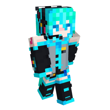 Teal Minecraft Skin