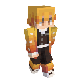 Demon Slayer Thunder Minecraft Skin