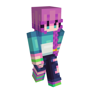Neon Bracelets Minecraft Skin