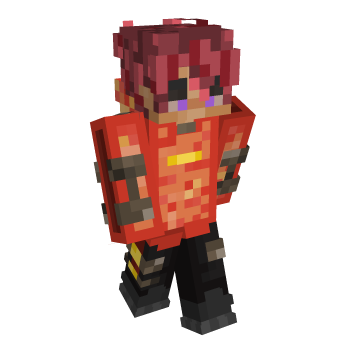 Red Magma Minecraft Skin