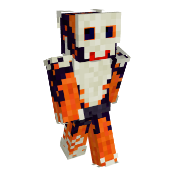 Black Eyes Purple Minecraft Skin