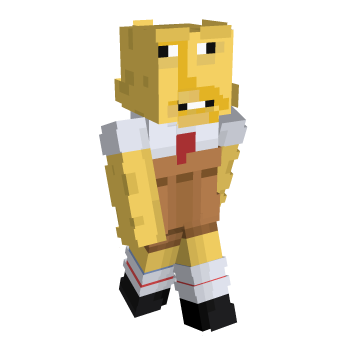 Yellow Spongebob Minecraft Skin