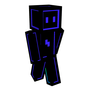 Aqua Blue Minecraft Skin