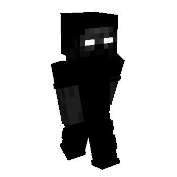Men Black Minecraft Skin