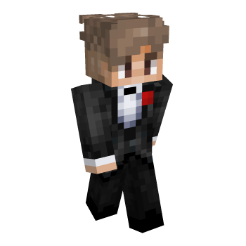 Red Shaded Minecraft Skin