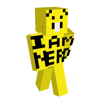 Nerd Text Minecraft Skin