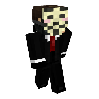 Anonymous Suit Minecraft Skin