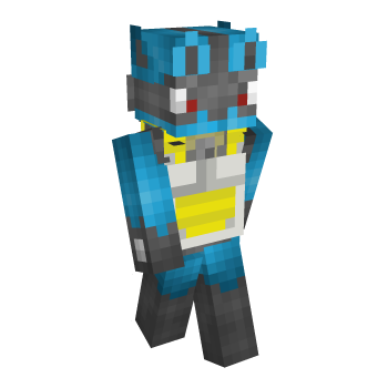 Lucario Goku Minecraft Skin