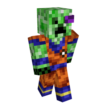 Goku Creeper Minecraft Skin