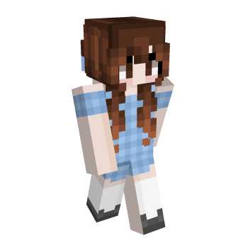 Brunette Cute Minecraft Skin