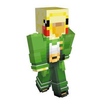 Bird Green Minecraft Skin