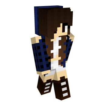 Beanie Curly Hair Minecraft Skin