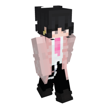 Aesthetic Pink Minecraft Skin