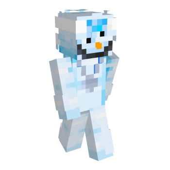 Snowman Headband Minecraft Skin