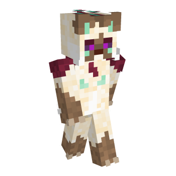 Maned Wolf Fursona Minecraft Skin