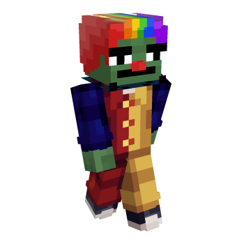 Clown Pepe Minecraft Skin