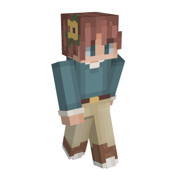 Blue Sunflower Minecraft Skin