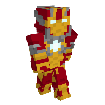Mk17 Iron Man Minecraft Skin