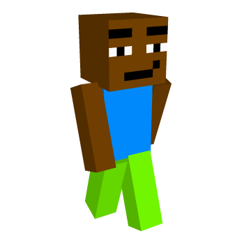 Blocky Brown Minecraft Skin