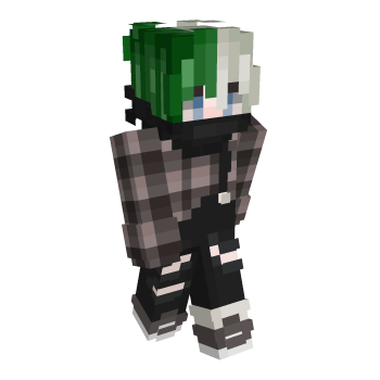NonBinary Grunge Minecraft Skin