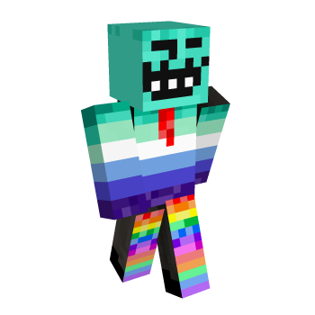 Trollface Pride Minecraft Skin