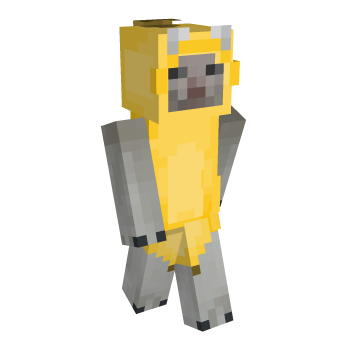 Banana Cat Minecraft Skin