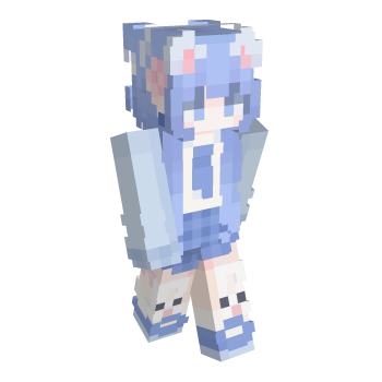 Long Hair Minecraft Skin