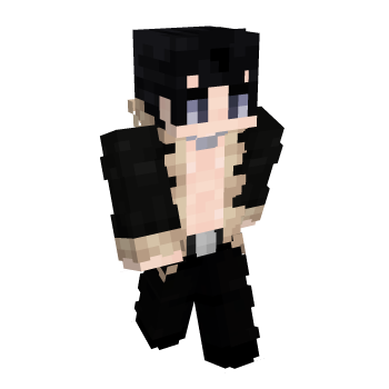 Jujutsu Kaisen Pompadour Minecraft Skin