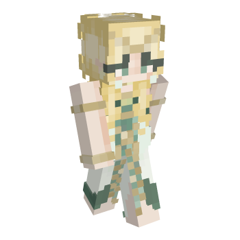 Girl Green Minecraft Skin