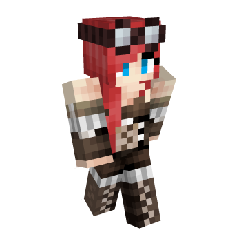 Red Head Blue Eyes Minecraft Skin