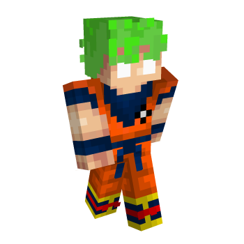 Goku Herobrine Minecraft Skin