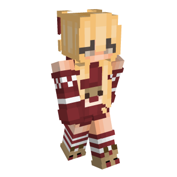 Red Pretty Minecraft Skin