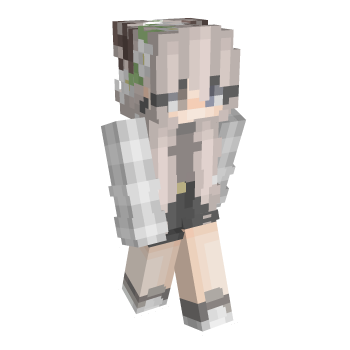 Flower Crown Shorts Minecraft Skin