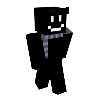 Black Creepy Minecraft Skin