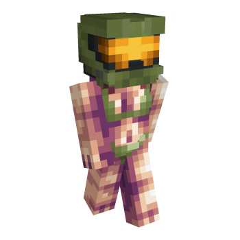 Bikini Halo Minecraft Skin