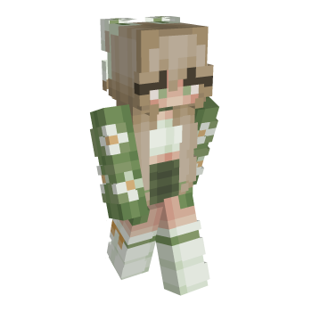 Girl Flower Minecraft Skin