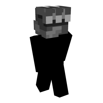 Combined Heads Metal Minecraft Skin