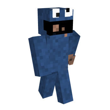 Cookie Monster Minecraft Skin