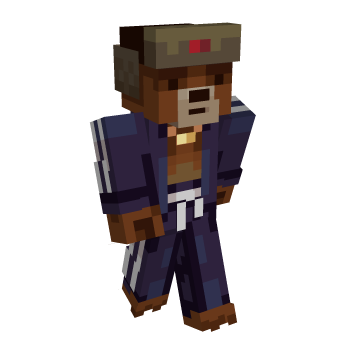 Bear Blue Minecraft Skin