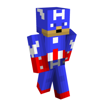 Captain America Minecraft Minecraft Skin