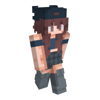 Backwards Girl Minecraft Skin